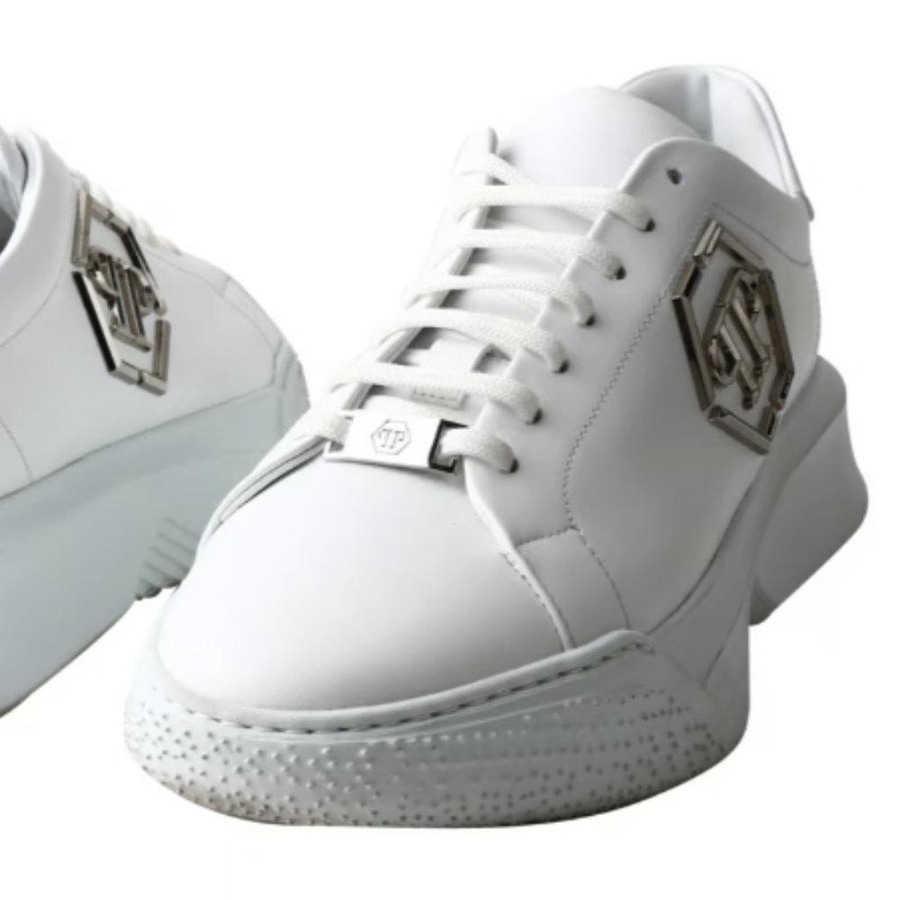 hilipp Plein Godzilla Runner Hexagon Low-Top Chunky Sneakers